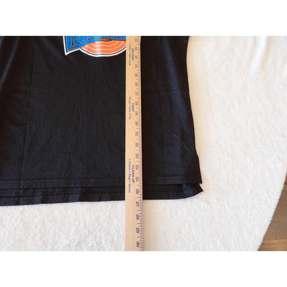 Vintage Michael Jordan Space Jam Tune Squad Black Jersey Stitched Kids XL 23 - Picture 10 of 13